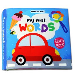 My First Cloth Book First Words with Squeaker and Crinkle Paper Cloth Books - English-27