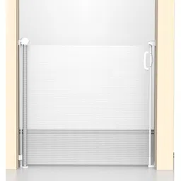Kids Station Baby Retractable Safety Gate Two-Way Auto Close, Adjustable Width, 90cm Height, Expandable to 140cm Door & Stair Safety Gate (White)-picture-20