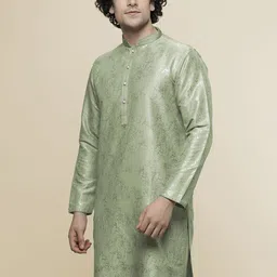 MAAHI FABS Men Geometric Printed Thread Work Kurta-image-73