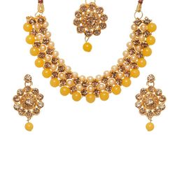 Anouk Women Yellow Jewellery Set-image-68