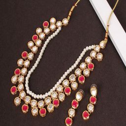 JMBW INTERNATIONAL Gold-Plated Jewellery Set-image-88