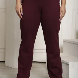theRebelinme Plus Size Women Straight Fit High-Rise Easy Wash Trousers-image-82
