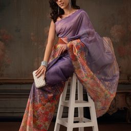 Silk Land Floral Printed Kota Saree-picture-46