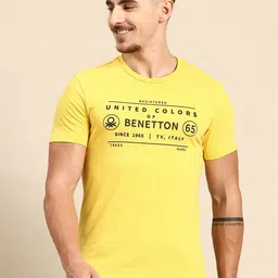 United Colors of Benetton Typography Printed :Longline T-shirt-image-11