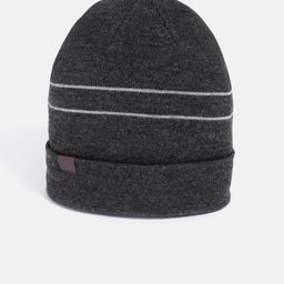 WROGN Unisex Grey Striped Beanie-17