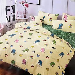 Famyo Comforter with Fitted Bedsheet & 2 Pillow Covers-39