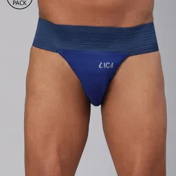 Pack of 4 IC4 Men's Blue Solid Gym Supporter Combo-picture-13