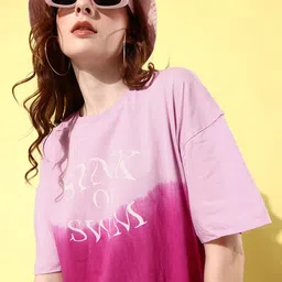 The Roadster Lifestyle Co. Tie and Dye Drop-Shoulder Sleeves Pure Cotton T-shirt-picture-47