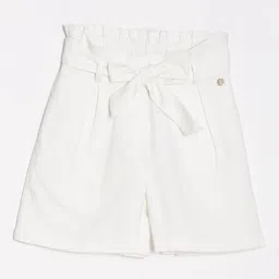 Allen Solly Junior Girls Pure Cotton Mid-Rise Shorts-picture-28