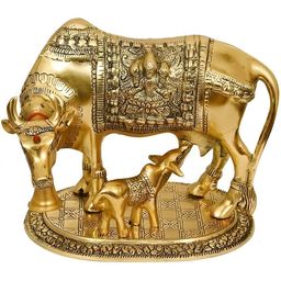 Navyaksh Gold-Toned Religious Figurine Showpiece-image-86