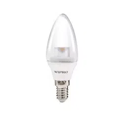 Wipro Warm White Garnet Clear Candle LED 4.5 W N54002-10
