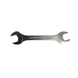 B K Jagan & Co Double Open End Spanner Chrome Vanadium Steel Round Matt 18 X 19 mm image 2