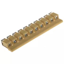 RS PRO Jumper Bar for Use with DIN Rail Terminal Blocks, 9131308-6