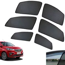 Auto Pearl Side Window Sun Shade Cover for Maruti Suzuki Ertiga (Black)-picture-30