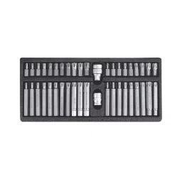 Yato T20-T70, M4-M14 Screwdriver Bit Set Torx Security & Ribe YT-0420-29
