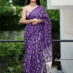 HMP Fashion Batik Ikat Saree-picture-43