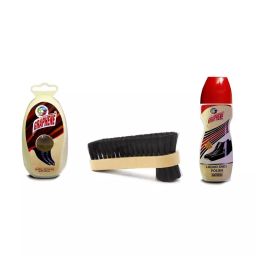 JEEBU 80 ml Natural Shoe Polish & Double Sided Brush Pack of 3-image-8