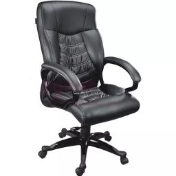 Ergonomica Office Chair Leatherite Black Color RSC-324-image-65