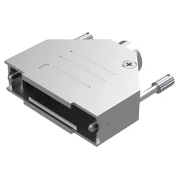 POSITRONIC D SUB BACKSHELL, 180 DEG, SIZE DB, D25000DTE40/AA.-1