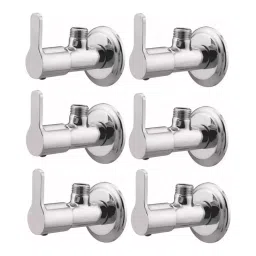 GENERIC Marc Angle Valve Brass Chrome Finish Silver, FG941 (Pack of 6)-86