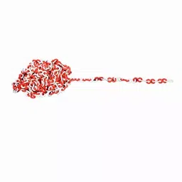 Ladwa Traffic Safety Plastic Chain White & Red for Road Safety, LPC-21