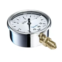 Bourdon G 1/4 Analogue Pressure Gauge 400 Bar Bottom Entry 68 mm Outside Diameter, MIT3-D22.B38-image-82