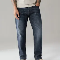 NEXT Men Straight Fit Mid-Rise Light Fade Jeans-picture-49