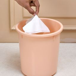 Kuber Industries Pink & Peach-Colored 3 Pieces Garbage Dustbin 5 L-44