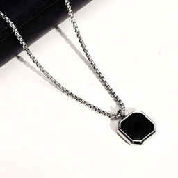 RV Jewels Silver-Plated Square Pendants with Chains-image-36
