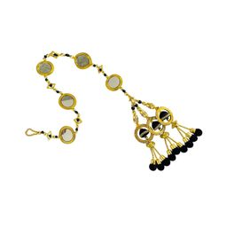EL CABELL Women Velvet Tassel Traditional Parandi-image-94