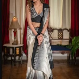 ARPITA FASHION Floral Chanderi Saree-picture-36