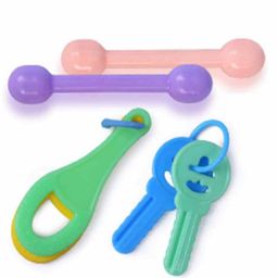 Enorme 3 in 1 Soother Teether Toys Pack of 4 - Multicolor-14