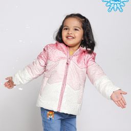 Babyhug Full Sleeves Hooded Jacket - Pink-image-87