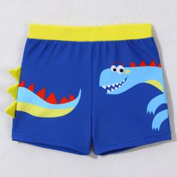 Mark & Mia Swimming Trunk with Dino Print -Blue-image-52