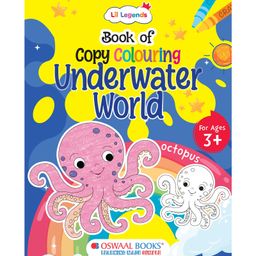 Oswaal Books Lil Legends: Book of Copy Colouring, Underwater World - English-image-86