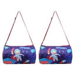 Happile Kids space theme Duffle shoulder bag 2 piece combo for school/travelling/sports/Picnic Apt for 2-15 Yrs. Kids-image-70