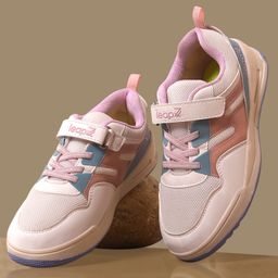 LIBERTY Colour Blocked Velcro Closure Shoes - Peach-picture-34