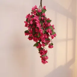 ARICK DECOR Pink 1 Pieces Bougainvillea Artificial Plant With Pot-15