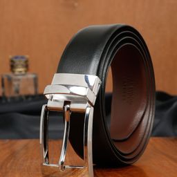 Teakwood Leathers Men Leather Reversible Formal Tang Belt-image-99
