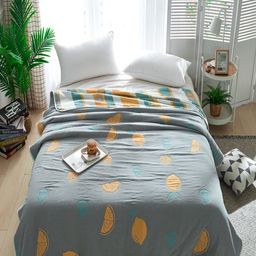JC HOME Grey & White Geometric AC Room 400 GSM Double Bed Quilt-image-28