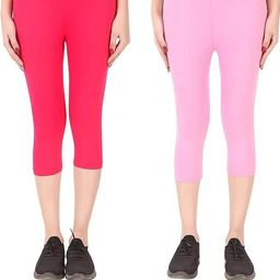 100LUCK Girls Mid-Rise Capris - Pack Of 2-image-39