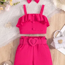 INCLUD Girls Top with Shorts-image-4