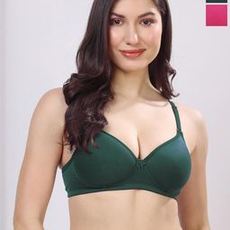 Floret Women Teal Bra-image-93