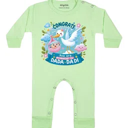 Arvesa Congrats Dada Dadi Printed Bodysuit-picture-26