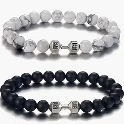 APUNKA D FASHION Unisex Black Bracelet-picture-30