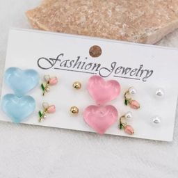 V FASHION JEWELLERY Geometric Studs Earrings-16