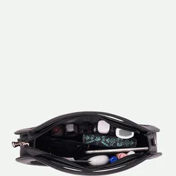 ZOUK Women Printed Qutub Stripes Structured Nadia Sling Bag image 3