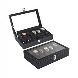 Aura Black Set of 2 Regular Multi-Utility Organisers-18