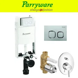 Half Frame Concealed Cistern, with divater body upper part set of 1 pic 292 Dual Flush Tank-image-46