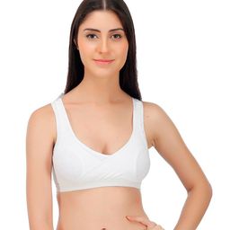 Fabme Nursing Sports Bra - White-image-16